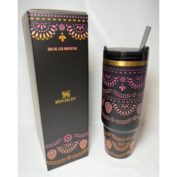 Stanley Dia de Los Muertos 30oz Midnight Catrina Limited Edition | BRAND NEW - Picture 4 of 9